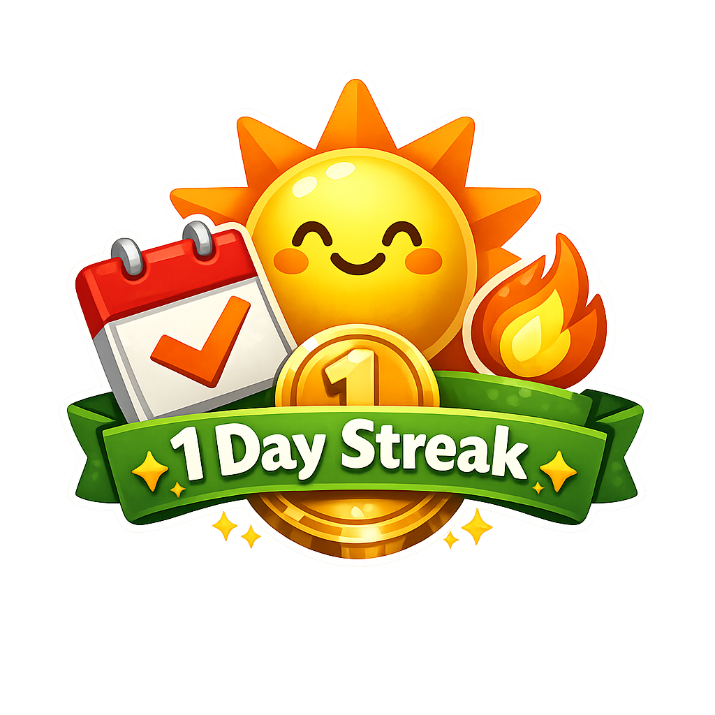 Streak starter badge