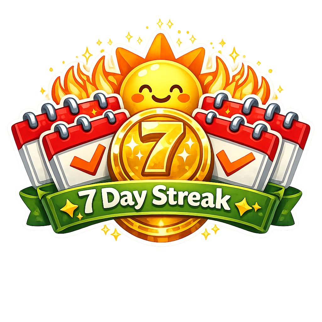 7-day streak badge